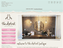Tablet Screenshot of lovethedistrict.com